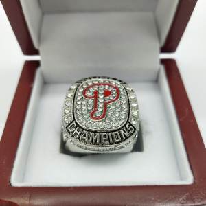Bague de champion MLB 2017 des Astros de Houston authentique, en alliage classique plaqué argent avec pierres précieuses de laboratoire, best-seller transfrontalier - Product Image 3