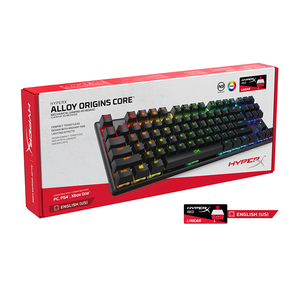 Hyperx hợp kim nguồn gốc Core Tenkeyless cơ khí chơi game Bàn phím phần mềm điều khiển ánh sáng nhỏ gọn Yếu tố hình thức <span class=keywords><strong>RGB</strong></span> LED Backlit - Product Image 5