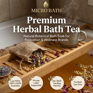 Set de Regalo de Té de Baño Botánico 100% Natural Hecho a Mano, <span class=keywords><strong>Serie</strong></span> PURE, 5 Piezas |   Empaquetado Artesanal, Marca Privada, OEM Disponible, 24 Meses - Product Image 6