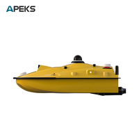 Bateau de relevé robotisé APEKS ABATH-3 USV avec radar d'évitement d'obstacles à 360 degrés et sondeur échographique