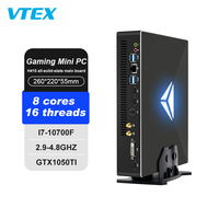 Mini PC para Juegos con Tarjeta Gráfica Independiente GTX 1050Ti de 4GB, Procesador Intel de 10ª Generación (i9/i7/i3/i5), DDR4, M.2 NVMe, DVI, Windows 11, Wifi, NUC