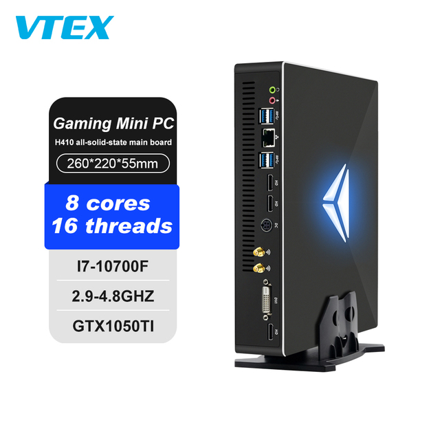10Th Gen I9 I7 I3 I5 Gtx1050Ti 4G Independent Graphics Card Desktop Computer Ddr4 M2 Nvme Dvi Win 11 Wifi Nuc Gaming Mini Pc