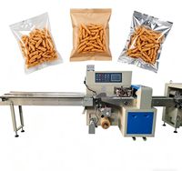 Machine d'emballage horizontale automatique de type coussin avec servomoteur pour chocolat et emballage alimentaire en barquette
