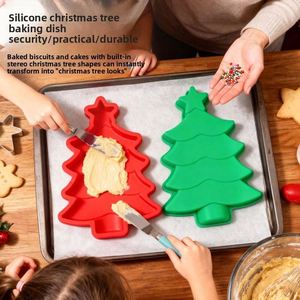 Christmas Tree <b>Silicone</b> Cake Mold, Non-stick <b>Baking</b> Mold, Cookie/fondant DIY Tool, Holiday Party Gift. - Product Image 1