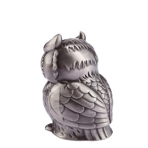 Vintage Baykuş Şeklinde Kumbara Metal Para Kutusu Çocuklar İçin Doğum Günü Hediyesi - Product Image 1