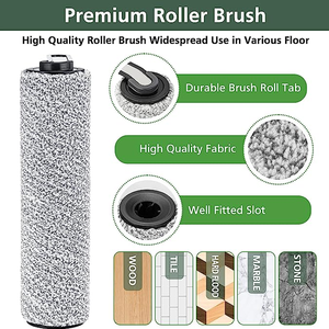 Pour <span class=keywords><strong>Tineco</strong></span> <span class=keywords><strong>Floor</strong></span> <span class=keywords><strong>ONE</strong></span> <span class=keywords><strong>S5</strong></span> Combo ensemble d'aspirateur sec et humide sans fil rouleau de brosse de remplacement et accessoires de filtre HEPA pour aspirateur - Product Image 6