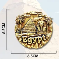 Afrika Ägypten Harz 3D Kühlschrankmagnete Tourismus Souvenir Kühlschrankaufkleber Handwerkskunst Geschenk Dekorationsartikel