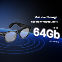 GlHealth 2026 Dernières Lunettes Intelligentes 13MP RTOS Linux Photo 4K Stabilisation 6 Axes Assistant IA 90 Langues Étanche IP44 WeChat