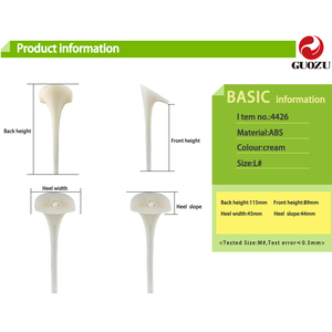 여성의 패션 낮은 굽 샌들 ABS 좋은 발 뒤꿈치 프리미엄 제품 카테고리 밑창 - Product Image 3