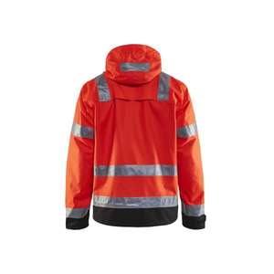 BLAKLADER - 483719775599XL Chaqueta impermeable Hi-Vis Rojo/Negro-EAN 7330509374566 ROPA DE TRABAJO DE LA HI-VIS - Product Image 2