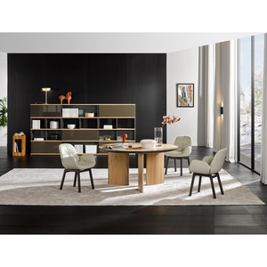 <span class=keywords><strong>Set</strong></span> da pranzo in stile rustico, fatto a mano, mobili completi dal design moderno con materiali metallici, per ristoranti familiari e caffetterie. - Product Image 4