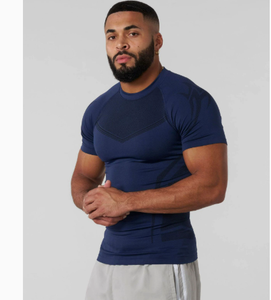 Camiseta Deportiva de Manga Corta para Hombre King Mcgreen <span class=keywords><strong>Star</strong></span>, Ropa Deportiva de Secado Rápido, Transpirable, Elástica y Ajustada - Product Image 5