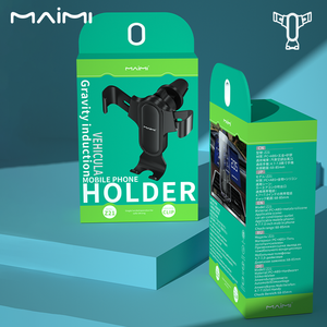 Maimi 360度旋转重力手机支架车载夹架通用交流通风汽车手机支架 - Product Image 6