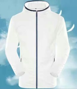 Chaqueta de protección solar transpirable con función de secado rápido Protección UV Diseño respetuoso con la piel adecuado para trotar al aire libre. - Product Image 4