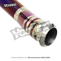 Échappement Catback en Titane AUTO Performance pour Mercedes-Benz CLE53 AMG 3.0T 2024-2025 Système Catback Valvetronic