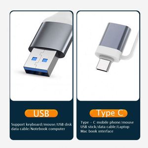 Usa Mairun823 Station d'accueil multi-appareils pour téléphone portable et ordinateur, sécurisée, durable, avec quatre ports d'extension, transmission haute vitesse et batterie intégrée - Product Image 3