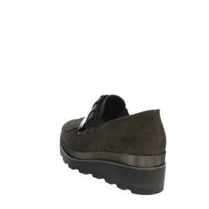 Mocassini Casual da donna MM854827 appartamenti mocassino marrone con soletta in vera pelle a punta chiusa morbida e traspirante leggera - Product Image 2