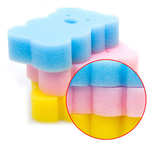 ฟองน้ำอาบน้ำเด็ก รูปการ์ตูน 10x7x2.5 ซม. ฟองน้ำขัดหลังสำหรับเด็ก - Product Image 1