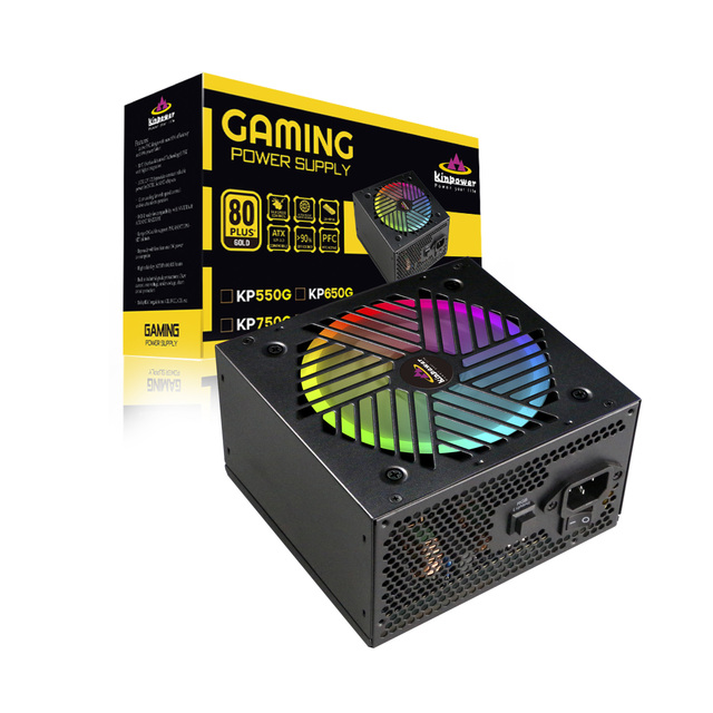 KINPOWER OEM 80PLUS Gold PC Power Supply 500W 600W 700W ATX APFC High Quality Power Supplies for PC