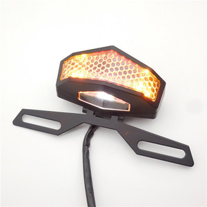 Feux arrière de moto, feux de freinage LED avec support en fer, lumière multifonction, pièces de moto - Product Image 3