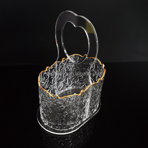 Cage de baguettes en acrylique de style moyen-oriental à bordure dorée Boîte de rangement pour couteaux <span class=keywords><strong>et</strong></span> fourchettes Présentoir - Product Image 3