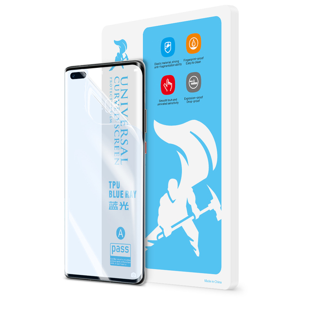 120*180mm Blue Light Blocking Soft Hydrogel Screen Protector Film Universal Grade AAA for Mobile Phones GPS Cutting Machine Use