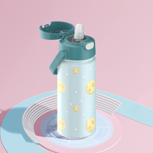 Personalized Cute Water <b>Bottle</b> For Children - 14oz Stainless Steel Vacuum Insulated With Handle 18oz Kids Water <b>Bottles</b> - Product Image 3