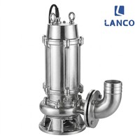 Pompe submersible anti-colmatage QW WQ en fonte et acier inoxydable IP68 avec revêtement céramique OEM pour eaux usées municipales et industrielles