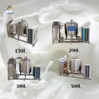 Pasteurisateur de lait intégré 200L 300L 500L avec machine de fermentation et de refroidissement