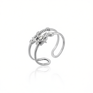 Fashion <b>Ring</b> with Zirconia A0222 for Women High Quality Jewelry - Product Image 3