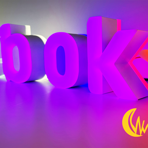 Tùy chỉnh Acrylic thép không gỉ cửa hàng Backlit thư đầy màu sắc 3D logo Double Sided <span class=keywords><strong>LED</strong></span> ánh sáng dấu hiệu frontlit thư dấu hiệu - Product Image 3