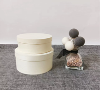 Boîte à gâteau basque 4-6 pouces en bois de peuplier blanc de qualité alimentaire écologique pour emballage de mariage, idéale pour mille-feuille aux 3 fromages et bonbons