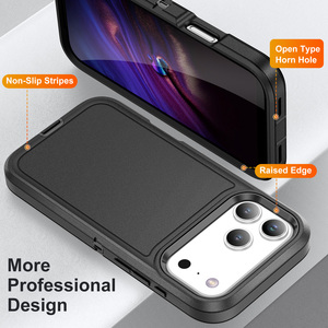 เคสสำหรับ <span class=keywords><strong>iPhone</strong></span> 17 <span class=keywords><strong>Pro</strong></span>, เคสกันกระแทกแบบสองชั้น TPU+PC 2 in 1 รุ่นใหม่ สำหรับ <span class=keywords><strong>iPhone</strong></span> 15 16e 17 <span class=keywords><strong>Pro</strong></span> <span class=keywords><strong>Max</strong></span> - Product Image 4