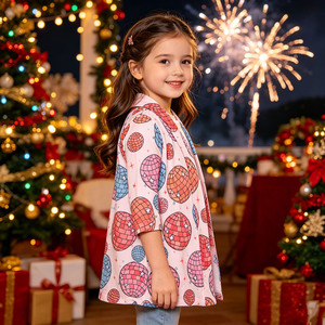E2 Venta al por Mayor Bata de Terciopelo de Manga Larga para Bebé Niña, Personalizada, Impermeable, Reversible, Mezcla de Algodón - Product Image 6