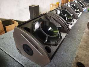 Système de moniteur de scène professionnel T15M, système de sonorisation, haut-parleur de monitoring, audio haut de gamme, passif, deux voies, 15 pouces, bois noir, 60 Sono Dj - Product Image 5