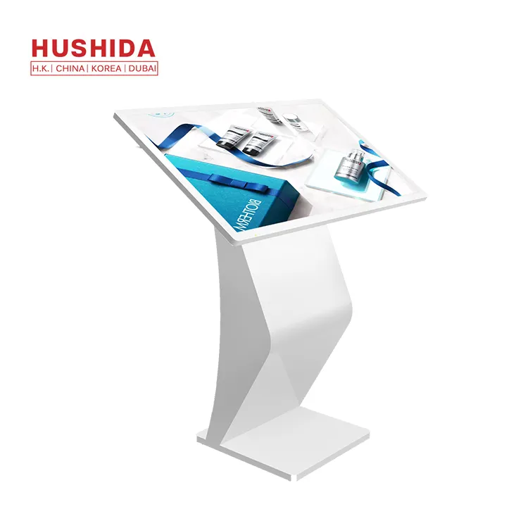 32 Inch Horizontale Type Informatie Kiosk Hoge Kwaliteit Modulaire All In One Touch Interactieve Kiosk