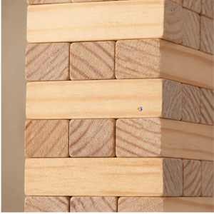 Blocs de construction en <span class=keywords><strong>bois</strong></span> 54 pièces, petits blocs en pin de 5,1 cm, jouet éducatif pour enfants, apprentissage précoce, OEM personnalisé - Product Image 3
