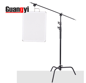 3.2m 130inch Heavy Duty chuyên nghiệp Studio Tripod với thép không gỉ C đứng Boom Arm max 20kg Công suất flash light <span class=keywords><strong>Softbox</strong></span> - Product Image 1