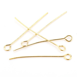Agujas para Joyería, Acero Inoxidable Chapado en Oro, Aguja de Bola en Forma de Ocho, Componentes para Joyería DIY, Tamaño del Hilo 0.6 - Product Image 5