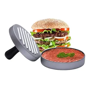 Burger press maker strumento per la creazione di Hamburger perfettamente formato pressa per carne in alluminio antiaderente Idea regalo per barbecue