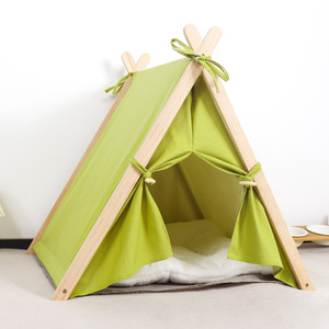 Tipi lavable pour animaux de compagnie avec coussin pour chiens et chats - Product Image 3