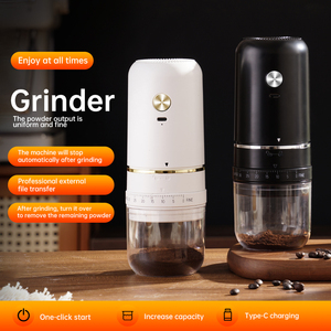 Molinillo de Café Eléctrico Portátil para el Hogar, de Cerámica, de Alta Velocidad, Automático, con Batería, <span class=keywords><strong>Mini</strong></span> Molinillo de Granos para Exteriores y Hoteles - Product Image 1