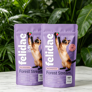 Wholesale Custom Digital Print Pet Food <b>Packaging</b> <b>Bags</b> | Stand Up Zipper Aluminum Foil Pouches for Pet Snacks - Product Image 2