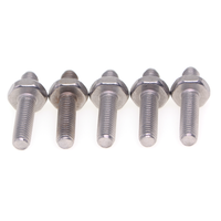 Custom M2 M3 M4 M5 Stainless Steel and Carbon Steel Zinc Nickel Plating Outer Hexagonal Double Threaded Fasteners Screw Bolts