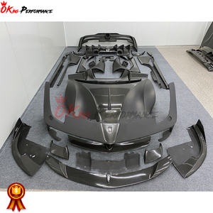 Kit de cuerpo de fibra de carbono seco brillante para <span class=keywords><strong>Ferrari</strong></span> 488 MansoR Bodykit - Product Image 1