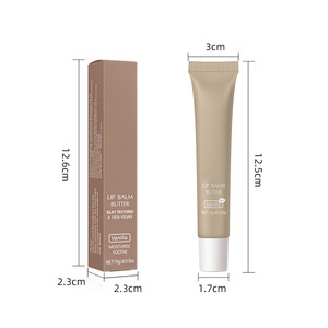 Bálsamo <span class=keywords><strong>Labial</strong></span> Vegano de Azúcar Rosa de Marca Privada, Brillo <span class=keywords><strong>Labial</strong></span> en Tubo Exprimible, Hidratante, Anti-agrietamiento, Cuidado <span class=keywords><strong>Labial</strong></span>, 15g, OEM - Product Image 5