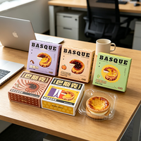 Dossiers en carton pliables biodégradables avec logo personnalisé, emballage jetable écologique pour l'industrie alimentaire