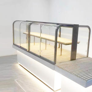 ตู้โชว์เค้กฐานหินอ่อนป่า mushen ตู้โชว์ขนมปัง - Product Image 2