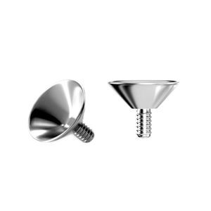Disques de remplacement pour bijoux de piercing corporel en titane F136 |   Accessoires à filetage externe en titane de qualité chirurgicale - Product Image 2