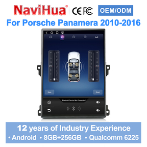 Navihua New Upgrade for Porsche Panamera 2010-2018 Android 12" Tesla Style Touch Screen Multimedia DVD <b>Player</b> Carplay GPS Radio - Product Image 1